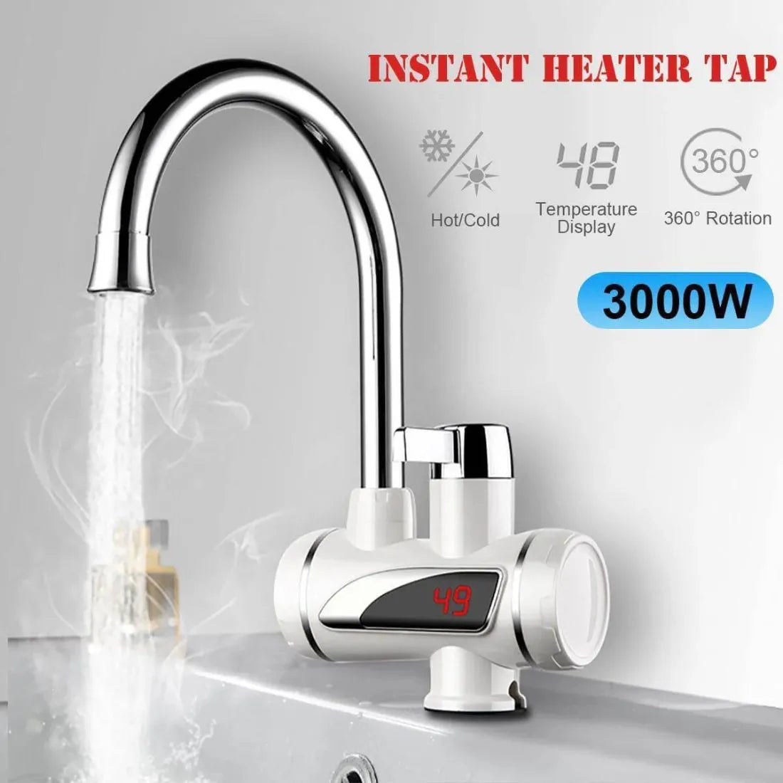 Digital Water Heater Tap - Instant Hot Water